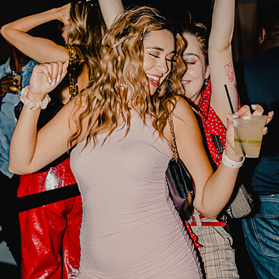 friends dancing