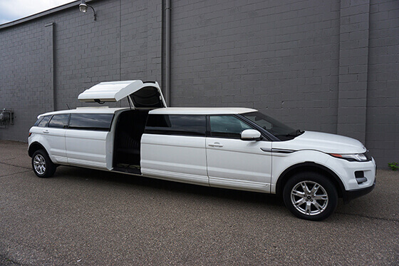 12 passenger range rover limo interior