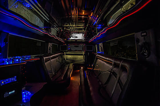 18 passenger hummer limo interior 2