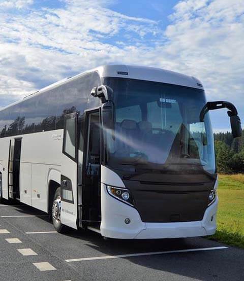 charter bus exterior