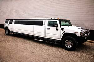 one of our Hummer limousines