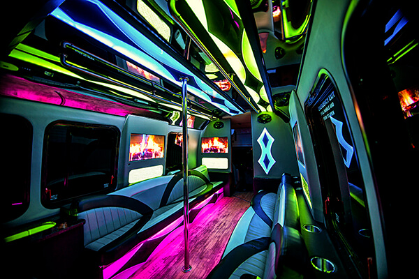 party buses interior